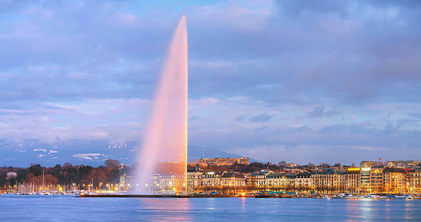 Bord de Lac Léman romantique