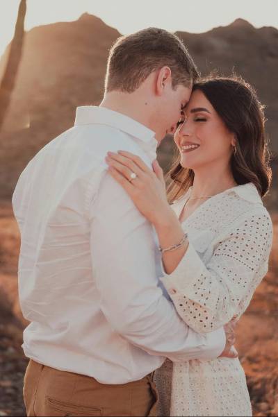 Photo d'un couple amoureux à Montreux